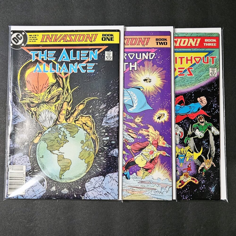 Invasion Miniseries 3 Book Lot 🔑 issue (1988)